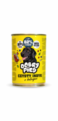 DOBRY PIES Mono Čistá krůta + kolagen – vlhké krmivo pro psa – 400g