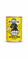 DOBRY PIES Mono Čistá koza + kolagen – vlhké krmivo pro psa – 400g