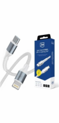 3mk Hyper Cable N-SERIES C to Lightning 3m PD 3.0 9V/3A 27W White