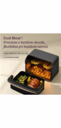 Cosori Dual Blaze Twin Fry Compact horkovzdušná fritéza 8,6 L, keramika, černá