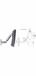 Polohovací držák Tv Fiber Mounts Fine2
