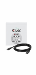 Club3D Kabel USB-C, 240W, 2m, černá, Data Blocker pro bezpečné nabíjení