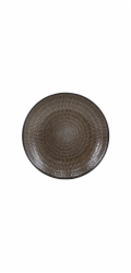 Dezertní talíř Domoletti Chestnut Noir, O 19,5 cm, hnědá