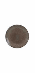 Jídelní talíř Domoletti Chestnut Noir, O 26,7 cm, hnědý