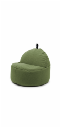 Sedací vak SoSoft Round XL, olivově zelený