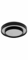 Stropní svítidlo Osram, LED, 16W, 3000K, 1000lm, O295, černé