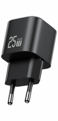 USAMS Rychlonabíječka JC řady CC289 25W GaN s USB-C, černá