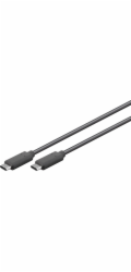 MicroConnect Kabel USB USB-C - USB-C 0,5 m černý (USB3.2CC0.5)