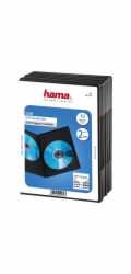 1x10 Hama pouzdro na 2 DVD  tenké 75% úspora místa 51184