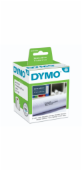 Dymo 99012  papírové štítky bílé  89mm x