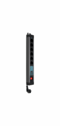 REV outlet Strip 6-fold 3m  Supraguard  anthracite