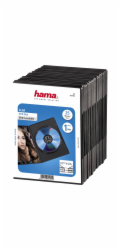 1x25 Hama zásobník na DVD tenký  50% úspora místa 51182