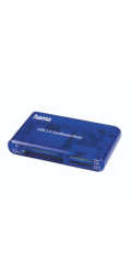 Čtečka karet Sandisk (Hama) 35v1, USB 2.0, modrá