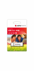 AgfaPhoto USB 2.0 stribrna 8GB 10512