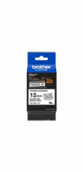 BROTHER TZES231 - kazeta TZ šířky 12mm, extrémně adhesivní lamino TZE-S231, bílá/černé písmo