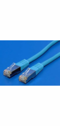 Patch kabel FTP Cat 6, 7m - modrý