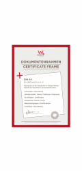 Rámeček Walther New Lifestyle 21x30 plast červený