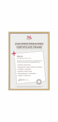Rámeček Walther New Lifestyle 21x30 plast zlatý