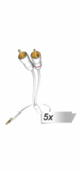 in-akustik Star Audio Kabel 3,5 mm Jack - Cinch 1,5 m