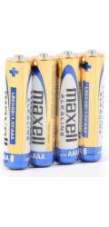 Baterie AAA (R03) alkalická MAXELL 4ks / shrink