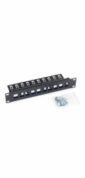 Triton 10  modulární patch panel 1U  pro max. 10ks keystone,otvor 14,8x17,5mm