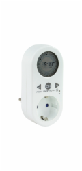 REV timer digital w. LCD-Anzeige white