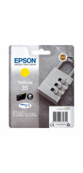 Epson 35 - 9.1 ml - žlutá - originální - blistr - inkoustová cartridge - pro WorkForce Pro WF-4720, WF-4720DWF, WF-4725DWF, WF-4730, WF-4730DTWF, WF-4740, WF-4740DTWF