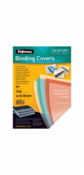 Fellowes Binding Covers  A4 Clear PVC   180 Mikron