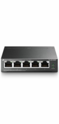 Switch TP-Link TL-SG1005P 5x GLAN, 4xPOE, 56W, kov