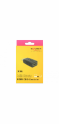 DeLOCK adaptér HDMI (samec) > HDMI (samice), emulátor EDID
