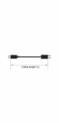 USB kabel Delock Extension USB-C 3.1 2 m černý (85542)
