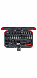 GEDORE red Socket Set 1/4   33-pieces