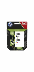 HP 304 Ink Cartridge Combo 2-Pack (120 / 100 pages)