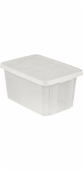 Box s vekom Curver® ESSENTIALS 45 lit., priesvitný, 57x40x30 cm