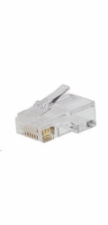 PREMIUMCORD Konektor RJ45 8pinů - na drát, balení 50ks v sáčku