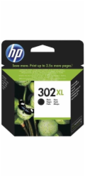 HP 302XL - 8.5 ml - Vysoká výtěžnost - černá - originální - inkoustová cartridge - pro Deskjet 1110, 21XX, 36XX; ENVY 45XX; Officejet 38XX, 46XX, 52XX