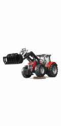 Bruder Traktor MASSEY FERGUSON 7624 s čelním nakladačem