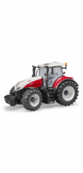 BRUDER Steyr 6300 Terrus CVT (bílo/červený)