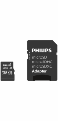 Philips MicroSDXC Card      64GB Class 10 UHS-I U1 vc. Adapter