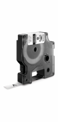 Dymo Rhino IND ORIGINAL teplem smrštitelná bužírka 9 mm x 1,5 m, černá na bílé, etiketa smršťovací bužírka