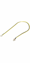 Kabel napájecí pro ventilátor z 2 pinového FAN na 3 pinový FAN konektor pro zastrčení do ventilátoru