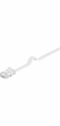 Goobay Flat patch kabel U / UTP kat.5e 5m bílý (93361)