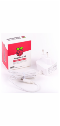 Raspberry Pi Oficiální bílý zdroj 5.1A/3A (bílý, volně prodejný)