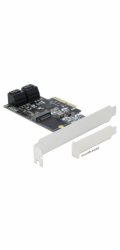 DeLOCK Karta se 4 porty SATA a 1 slotem M.2 Key B PCI Express x4 – nízkoprofilový formát