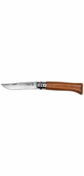 Opinel kapesni nuz c. 08  drevena rukojet orech