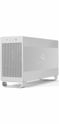 OWC Mercury Elite Pro Dual (stříbrná, výkonná RAID krabička, USB 3.2, eSATA)