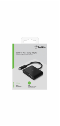 Belkin USB-C na VGA-Adapter  60W PD, cerna AVC001btBK