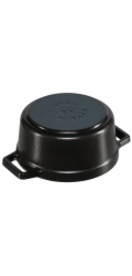 Staub Mini Cocotte 10cm kulaty černý litina