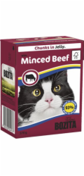 BOZITA Fresh Menu Beef Chunks in jelly - mokré krmivo pro kočky - 370g