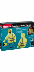Makita DCJ206Z Gr. L yellow Akku Thermo Jacket
